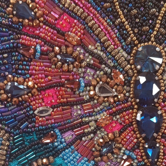 Embellished Butterfly Clutch Bag - Picture 6 of 8